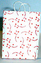 Dollhouse Miniature Be My Valentine Shopping Bag